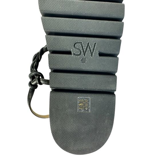 NEW $296 STUART WEITZMAN CALYPSO 8.5B BRAIDED SLINGBACK PLATFORM SANDALS - Picture 4 of 9